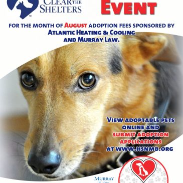 Clear the Shelter Adoption Event 2020